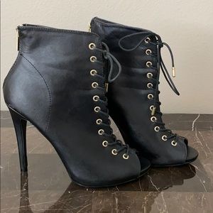 Lace Up Heels/Booties